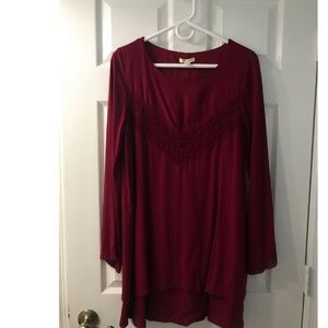 Maroon “Miami” Brand Dress